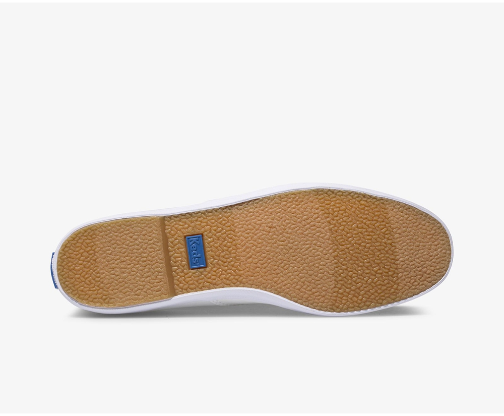 Slip Ons Keds Femme Blanche - Chillax Basics - 754-THBEFZ